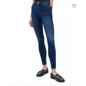 Rag & Bone Nina High Rise Ankle Skinny Jeans Dark Vintage USA Womens Size 27